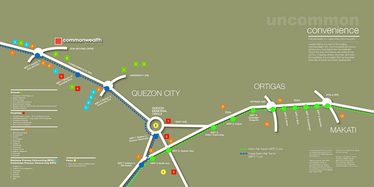The Residences At Commonwealth By Century Properties Quezon City Bagian luar foto